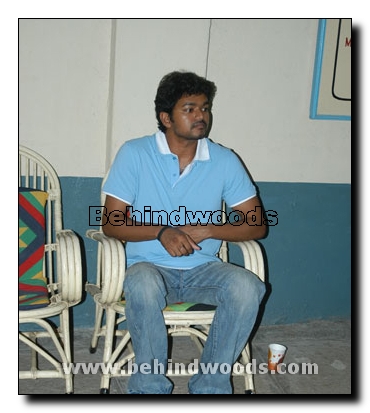 Vijay at Hyderabad